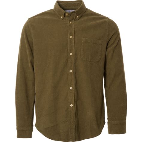 Corduroy Shirt in Olive 